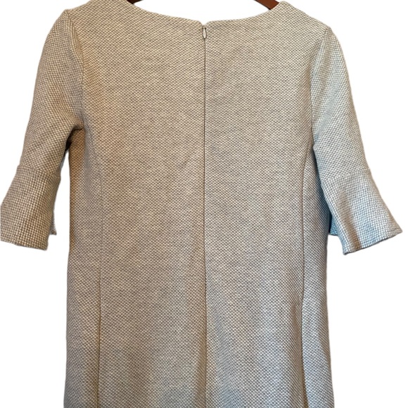 Tahari Light Gray Bell Sleeved Dress - Picture 6 of 11